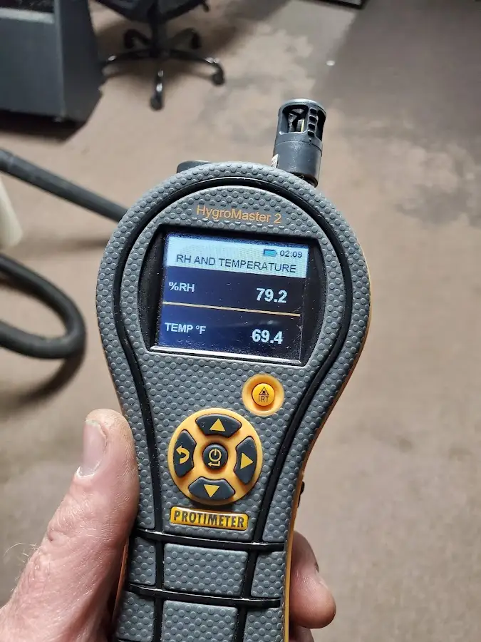 Moisture meter humidity assessment for Fire & Smoke Damage Restoration in Kalifornsky